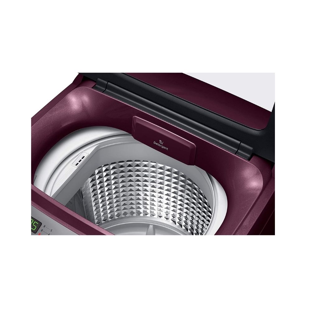 Samsung 7.5 Kg Fully-Automatic Top Loading Washing Machine (WA75A4022FF/TL, Plum, Wobble technology)