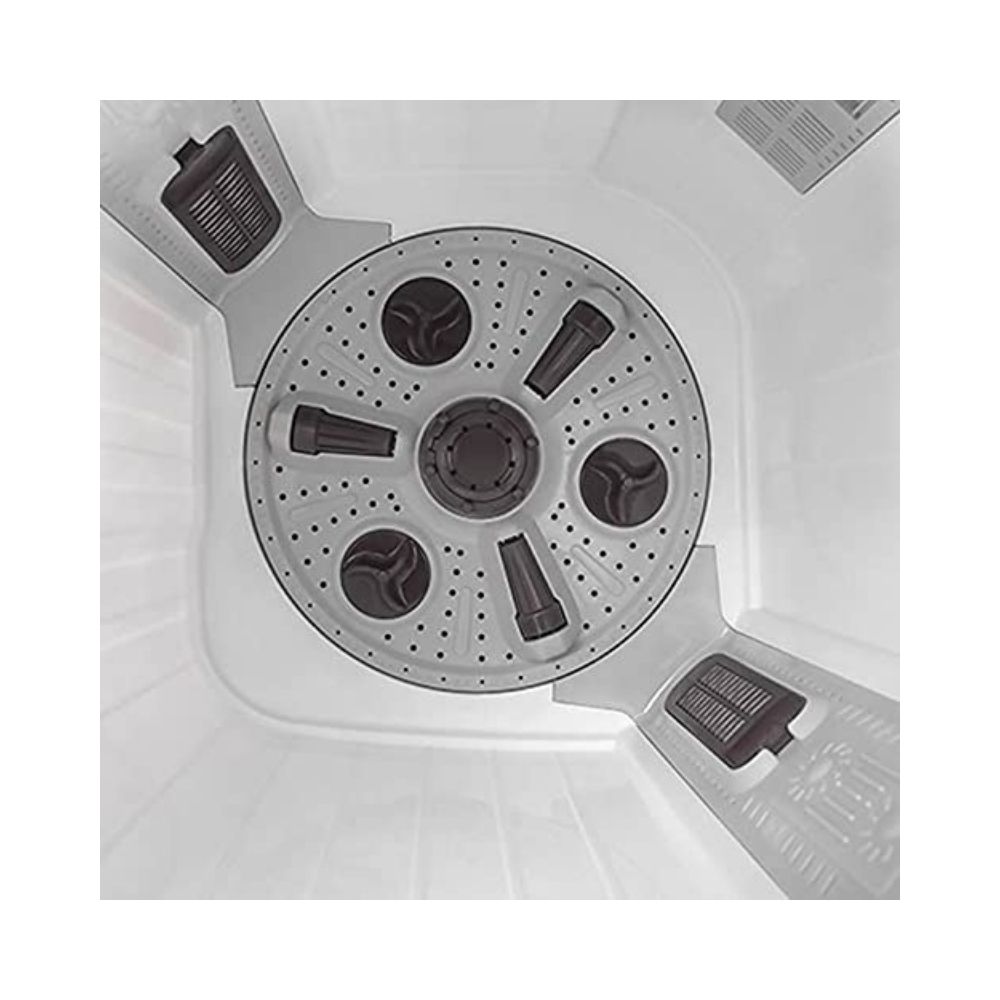 Voltas Beko 8 kg Semi-Automatic Top Loading Washing Machine (WTT80DGRT, Gray)