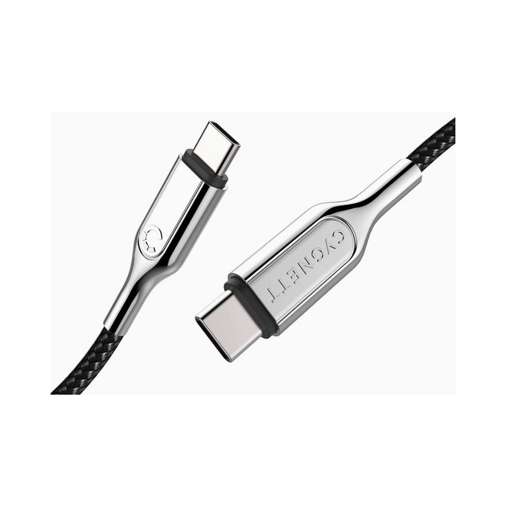 Cygnett Armoured 2.0 USB-C to USB-C (5A/100W) Cable 1M (Black)