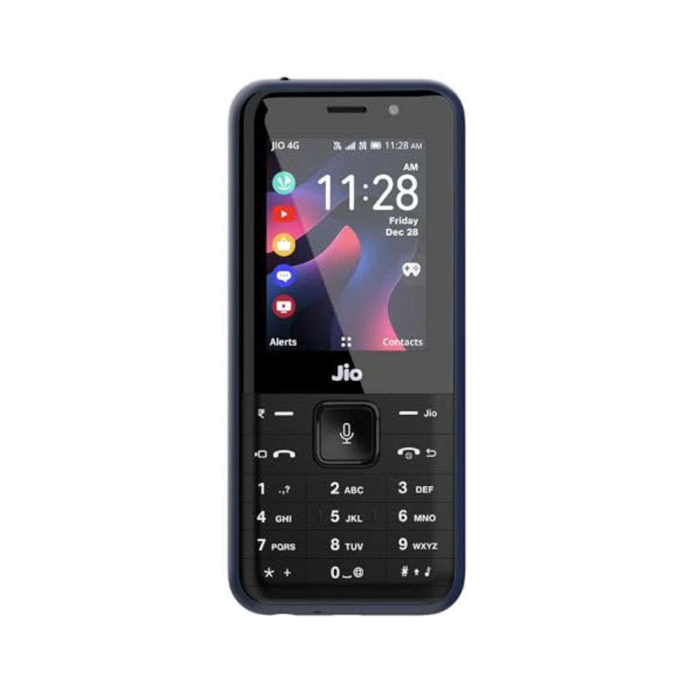 JioPhone Prima 2 4G Keypad Phone with Premium Design YouTube JioTV JioHotstar JioSaavn JioPayUPI Video Calling LED Torch Digital Cameras  Black  Locked for JioNetwork