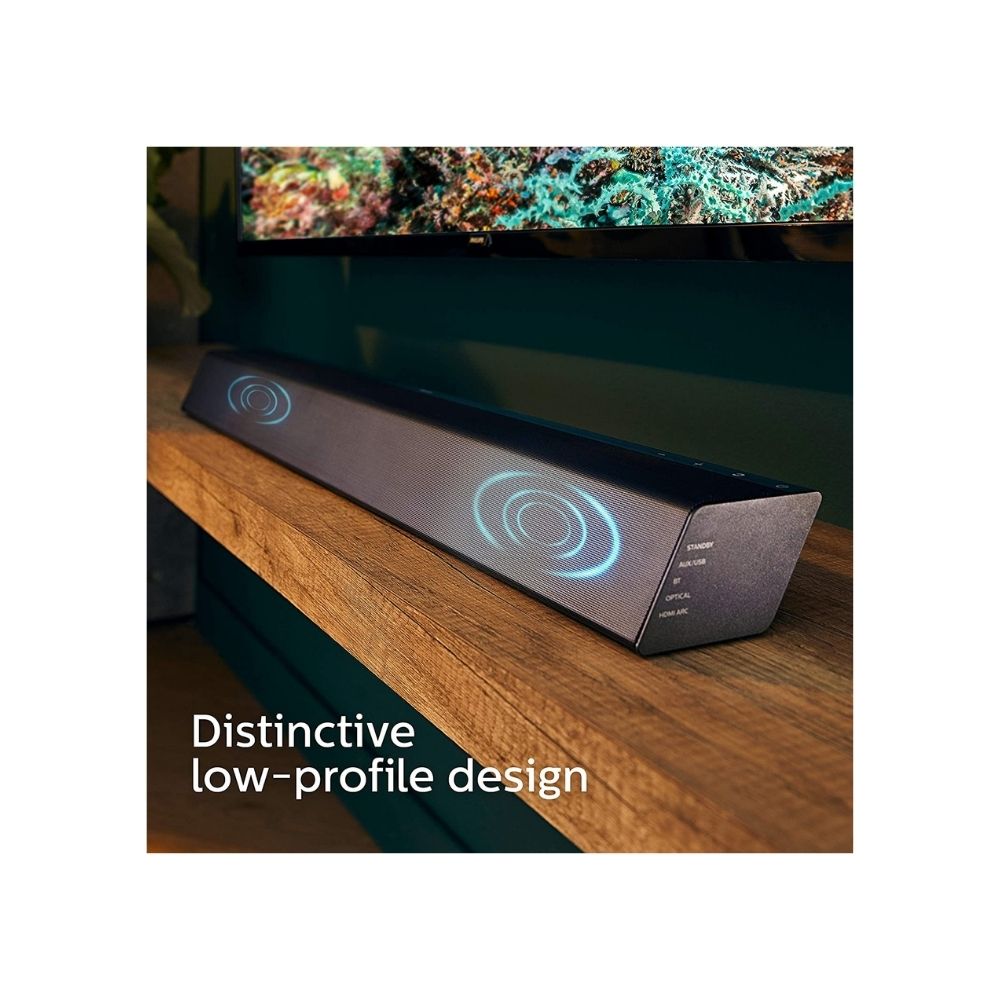 Philips TAB7305/94 300 W Bluetooth Soundbar (Black, 2.1 Channel)