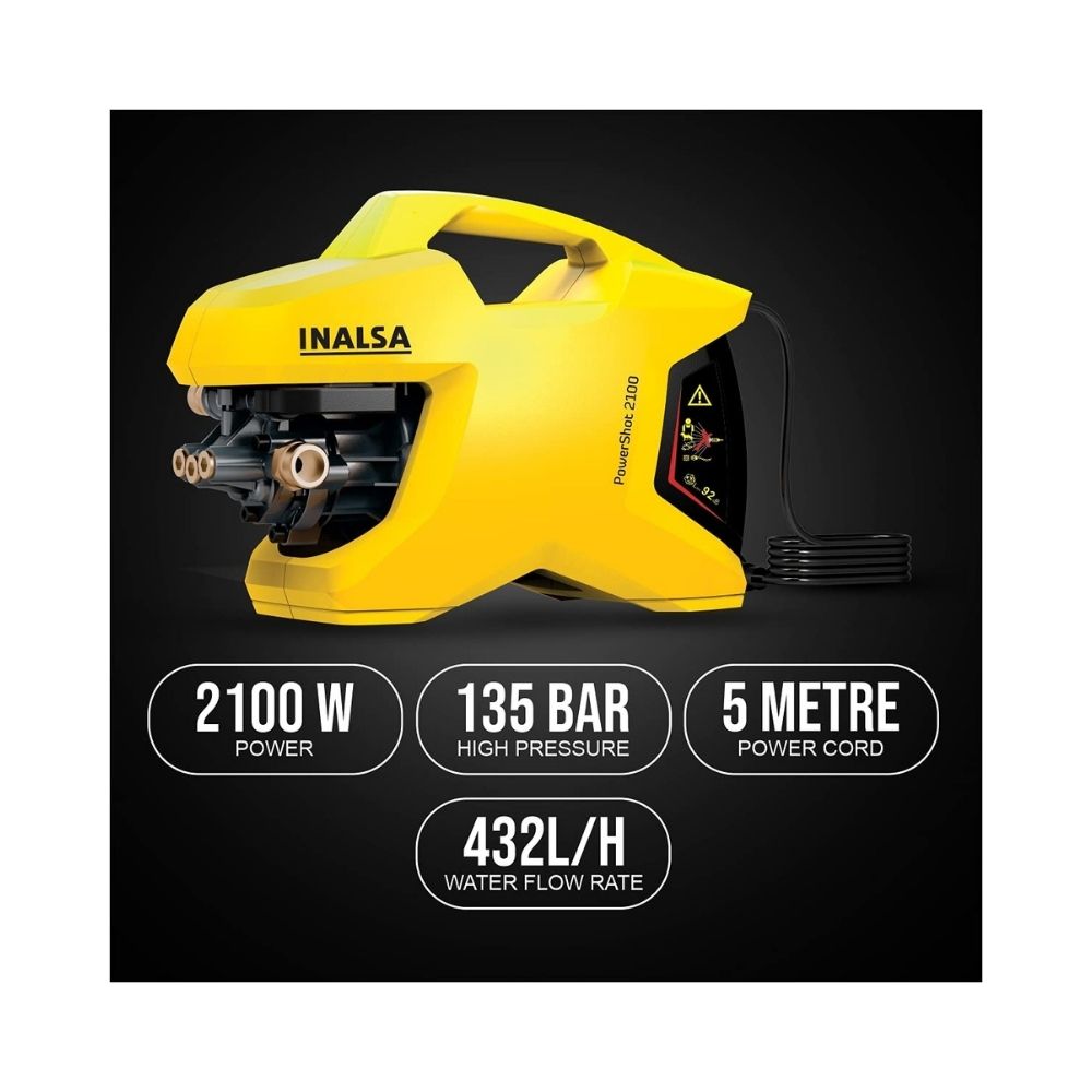 Inalsa High Pressure Washer PowerShot-2100W