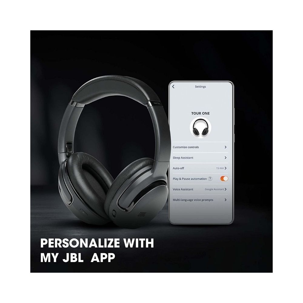 JBL Tour One, True Adaptive Noise Cancellation Bluetooth Wireless Over Ear Headphones