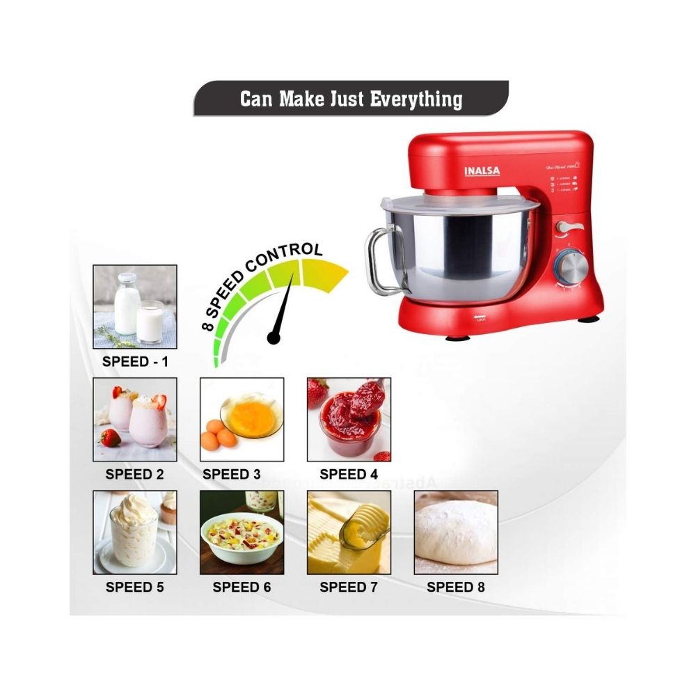 Inalsa Stand Mixer Uni Blend 1000-1000W