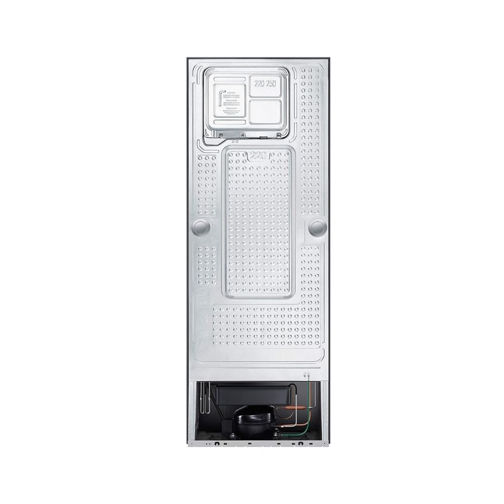 Samsung 253L 2 Star Inverter Frost Free Double Door Refrigerator(RT28A3722S8/NL, Elegant Inox, Convertible), Silver, Large