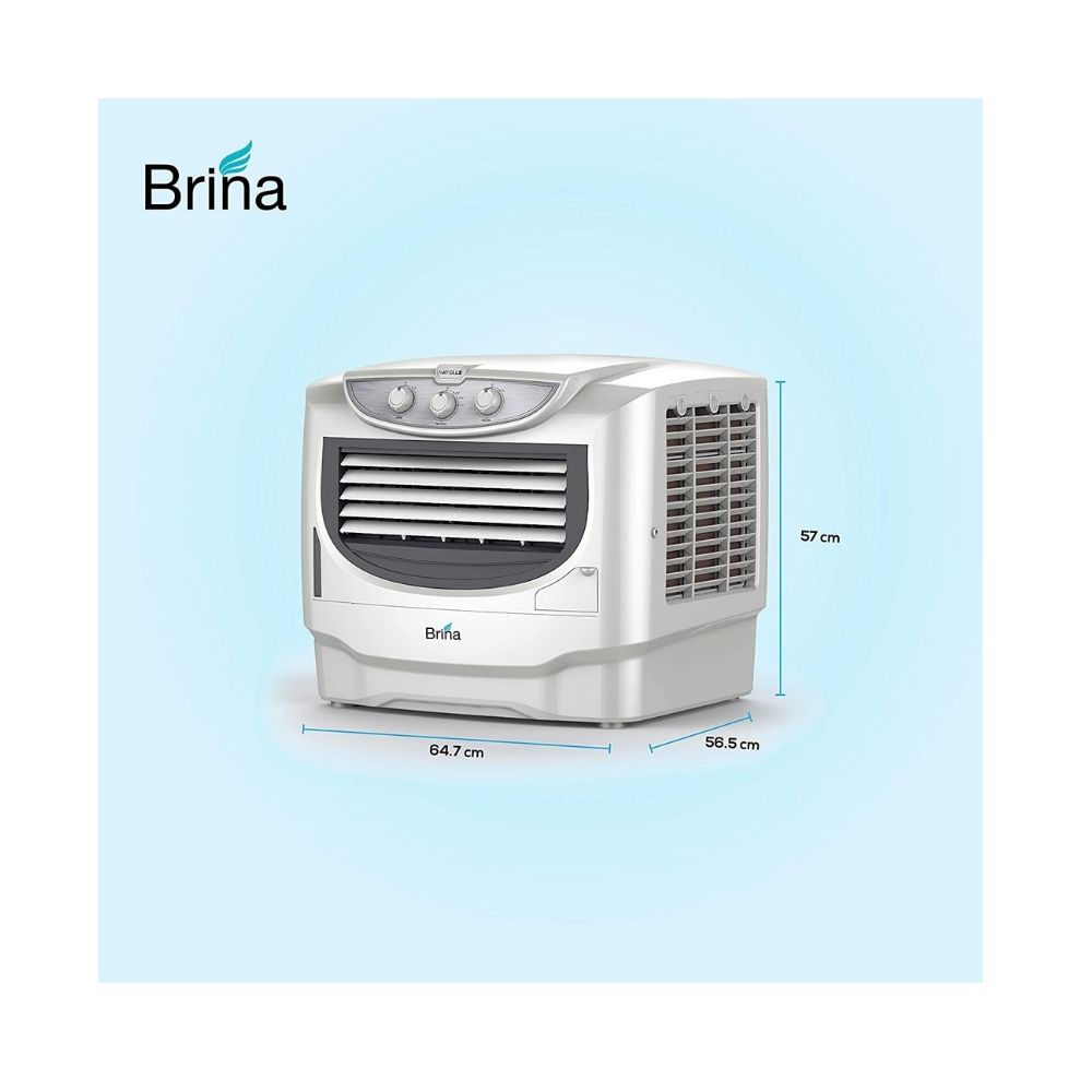 Havells Brina Window Air Cooler - 50 Litres (White, Grey)
