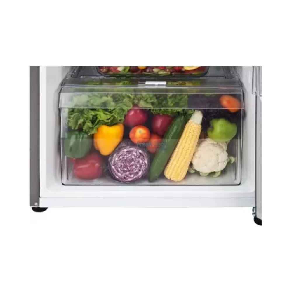 LG 260 L 2 Star Smart Inverter Frost-Free Double Door Refrigerator (GL-S292RDSY, Dazzle Steel, Convertible)
