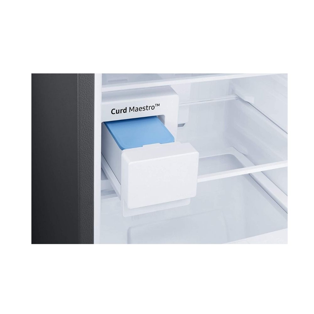 Samsung 314 L 2 Star Inverter Frost-Free Double Door Refrigerator (RT34T4632NV/HL, Wave Steel, Convertible)