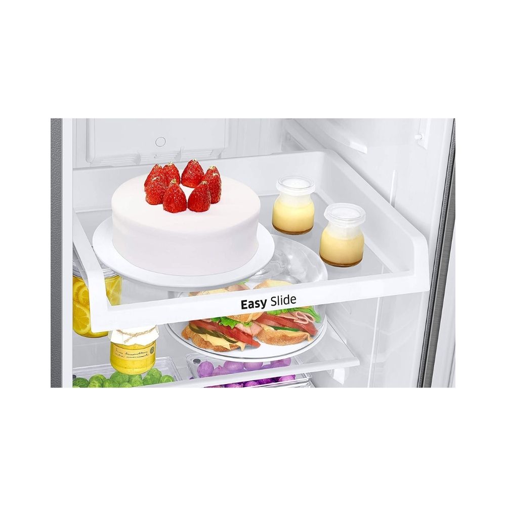 Samsung 255 L 2 Star Frost-Free Double Door Refrigerator (RT30T3722S8/NL, Elegant Inox(Light Doi Metal))
