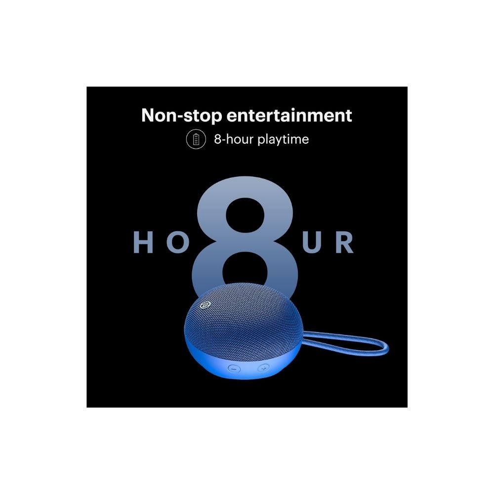 Noise Zest 3W Wireless Bluetooth Speaker, 8 hrs Playtime (Cobalt Blue)