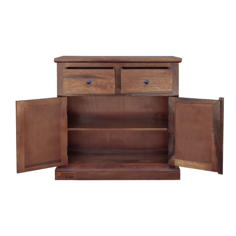 Aaram By Zebrs  Industrial Floor Storage Cabinet with 2 Drawers and Doors