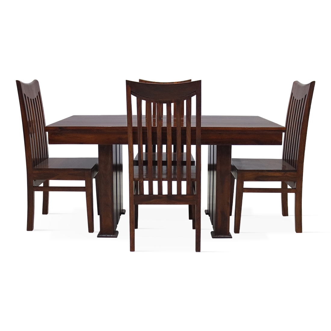 Aaram by zebrs Sheesham Wood 6 Seater Dining Table  6 Chairs Furniture