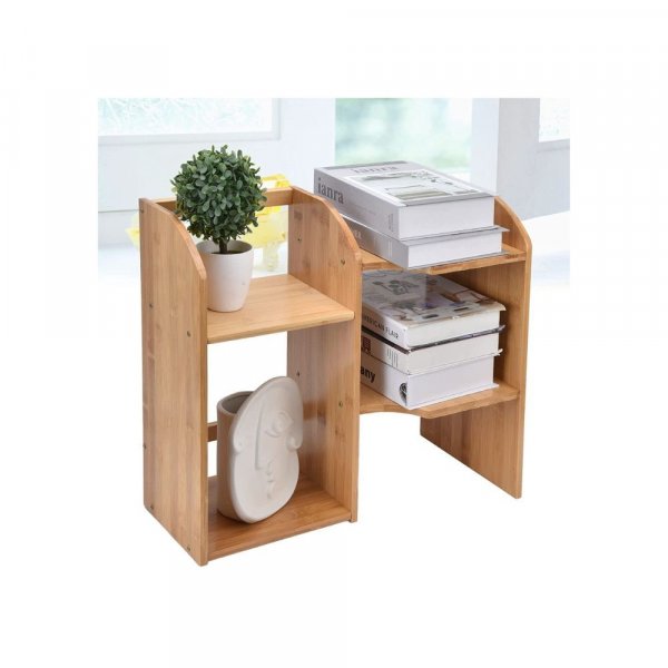 Aaram By Zebrs Bookshelf, Countertop Bookcase Storage for Office for Home for Magazines