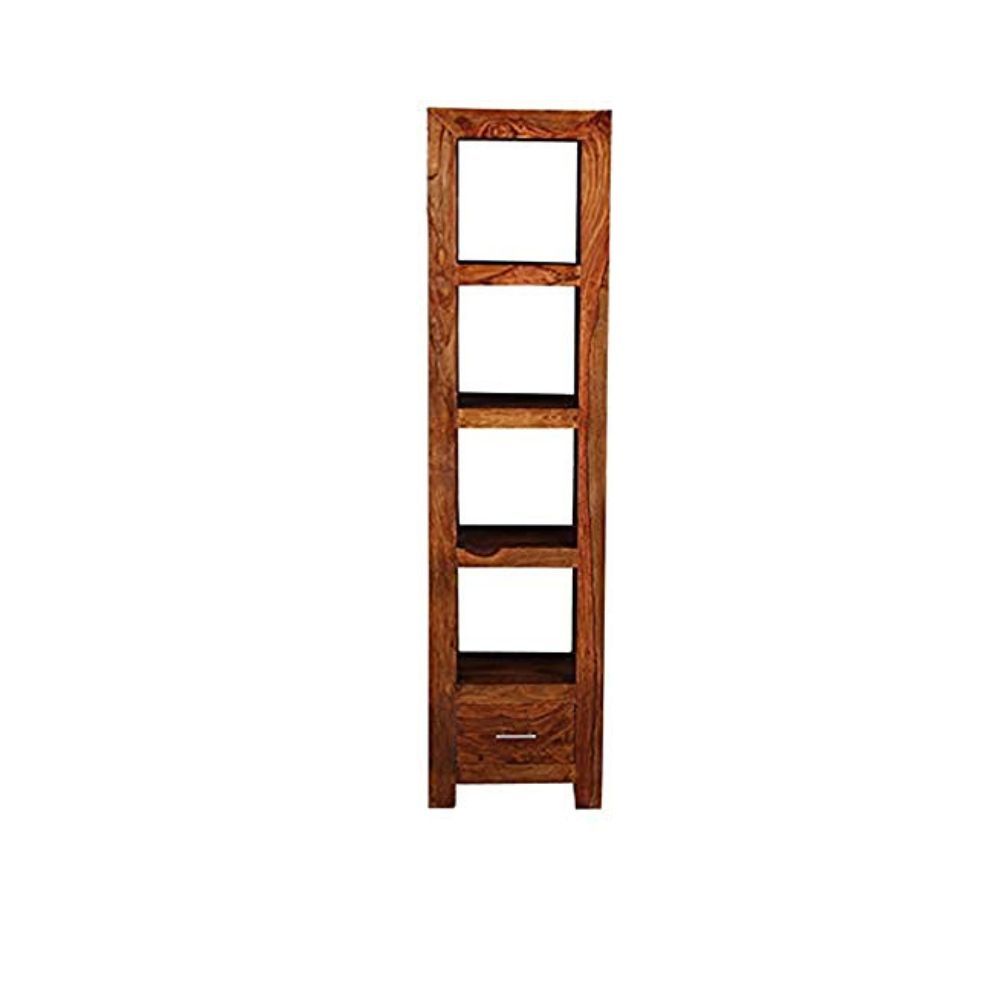 Aaram By Zebrs Bookshelf Furniture/Book Rack for Home/Book Shelves Wooden/Book Shelf Wooden/Book Shelf for Living Room in Provincial Teak Finish