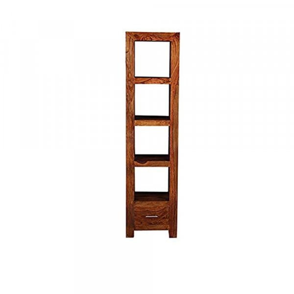Aaram By Zebrs Bookshelf Furniture/Book Rack for Home/Book Shelves Wooden/Book Shelf Wooden/Book Shelf for Living Room in Provincial Teak Finish