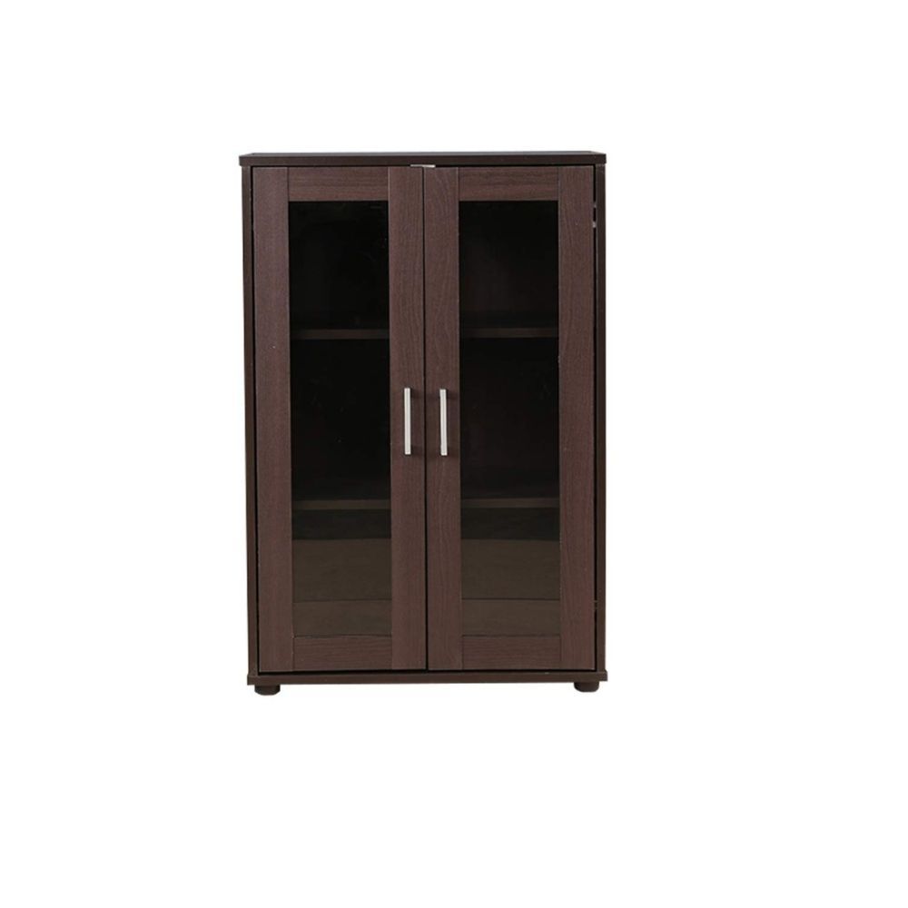 Aaram By Zebrs Epson Engineered Wood Storage Cabinet in Beech Chocolate Colour