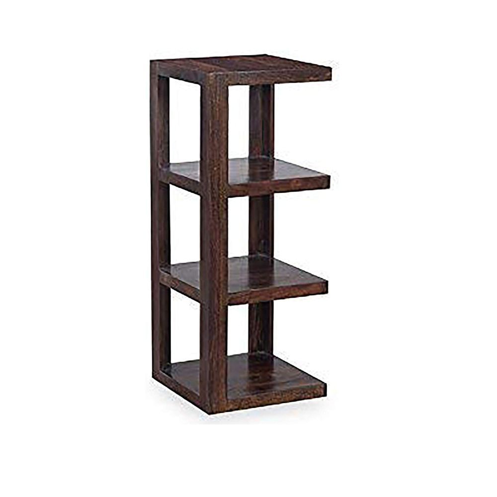 Aaram By Zebrs Furniture Sheesham Wood Book Shelves with Book Racks for Living Room, Home & Office (Walnut)