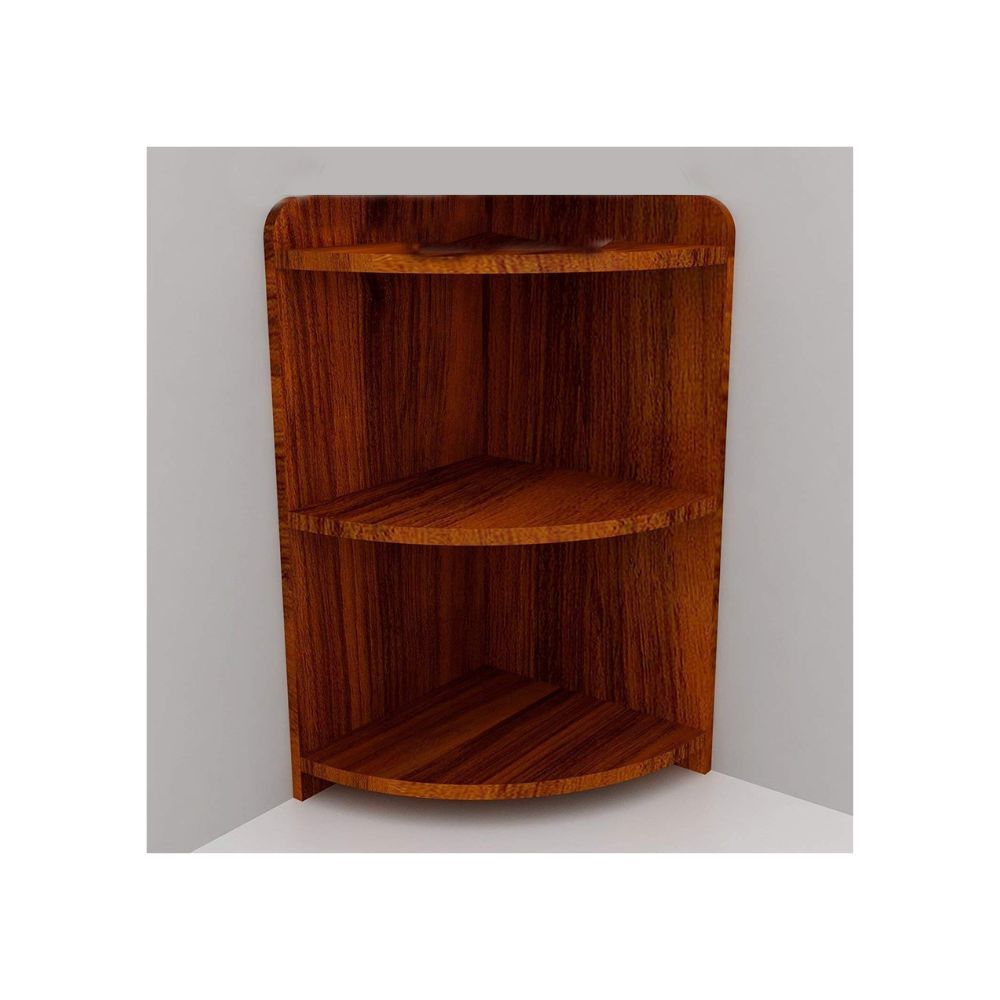Aaram By Zebrs Furniture Solid Sheesham Wooden Book Shelf with Book Racks Storage |Book Shelves for Home & Office|Natural Teak