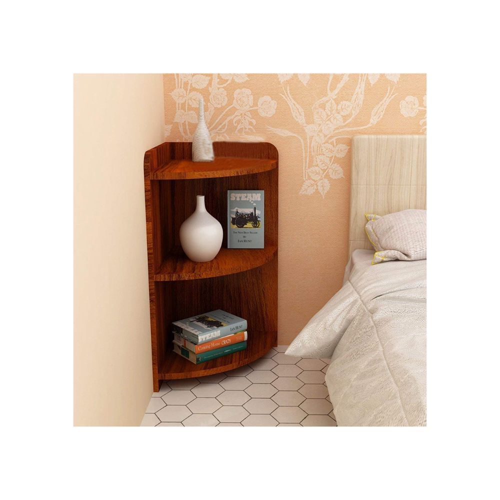 Aaram By Zebrs Furniture Solid Sheesham Wooden Book Shelf with Book Racks Storage |Book Shelves for Home & Office|Natural Teak