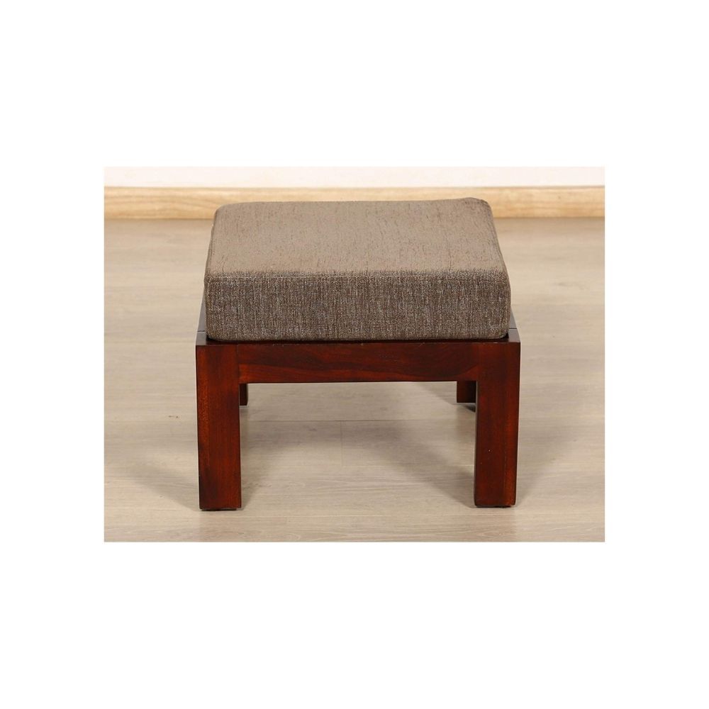 Aaram By Zebrs Modern Furniture Sheesham Indian Rosewood Square Coffee Table | Center Table with 4 Stools, Four Seater Coffee Table- Natural Finish