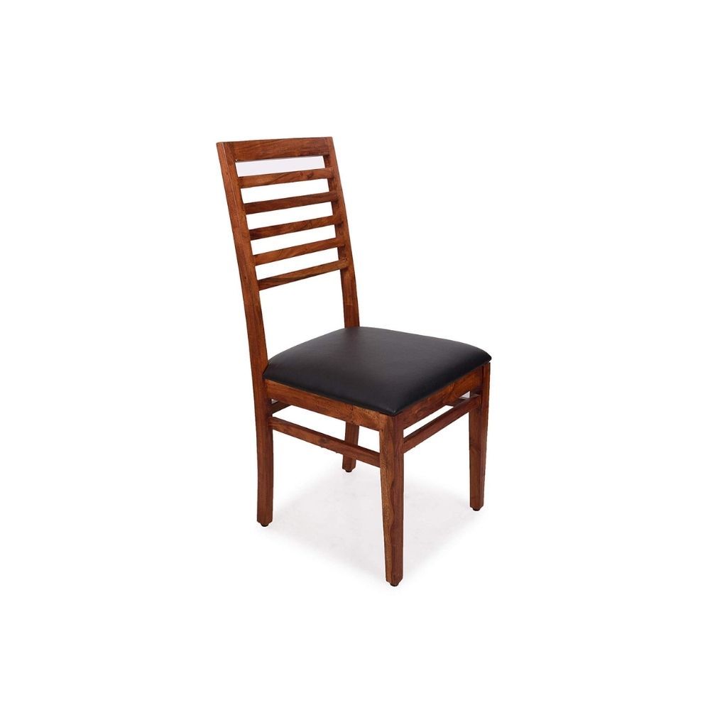 Aaram By Zebrs Modern Furniture Sheesham Wood 6 Seater Dining Table Set Dining Table with 6 Cushion Chairs for Dining Room Home (Mahogany)