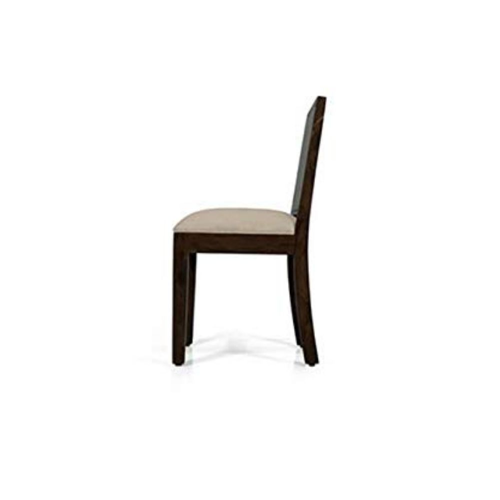 Aaram By Zebrs Modern Furniture Sheesham Wood Dining Chair, 2 Wooden Dinning Chairs, & Study Chairs| Chairs with Cushion/Chair  (Walnut)