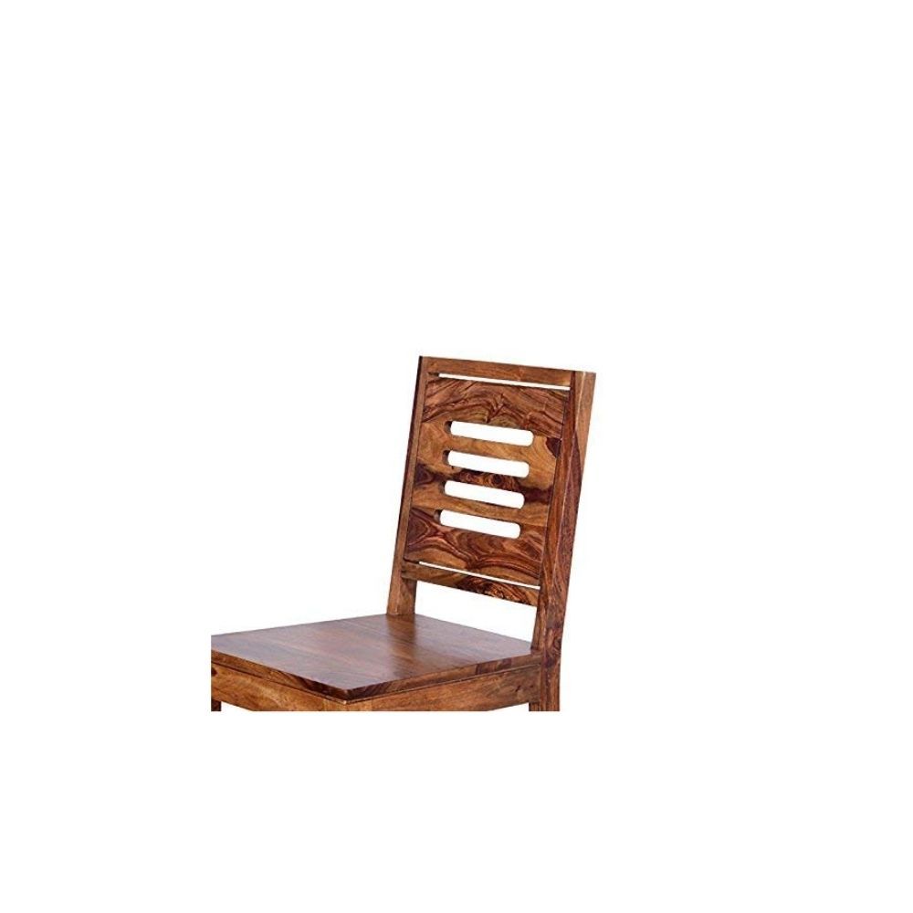 Aaram By Zebrs Modern Furniture Sheesham Wood Dining Chairs, 2 Wooden Dinning Chairs, & Study Chairs for Living Room and Dinner Hall (Natural Finish)