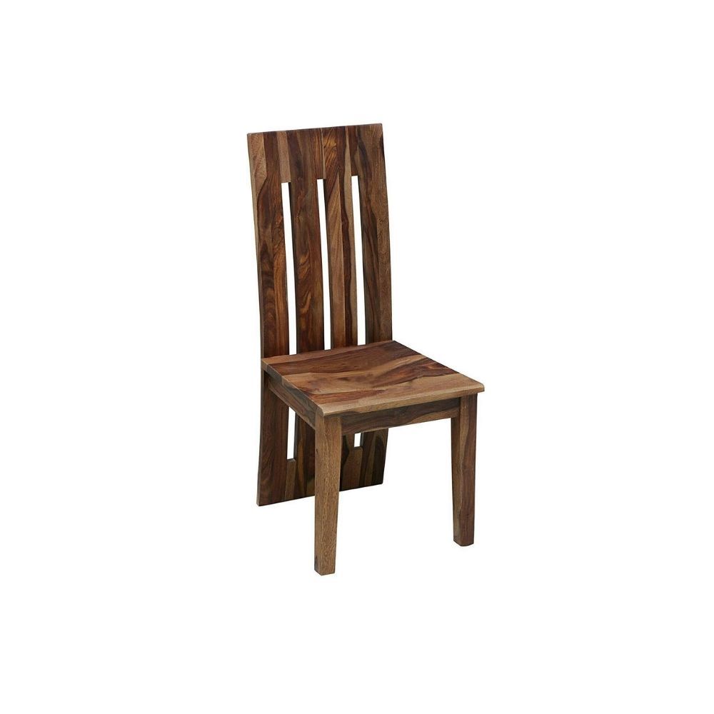Aaram By Zebrs Modern Furniture Sheesham Wood Dining Chairs, 2 Wooden Dinning Chairs, for Living Room and Dinner Hall (Natural Finish)