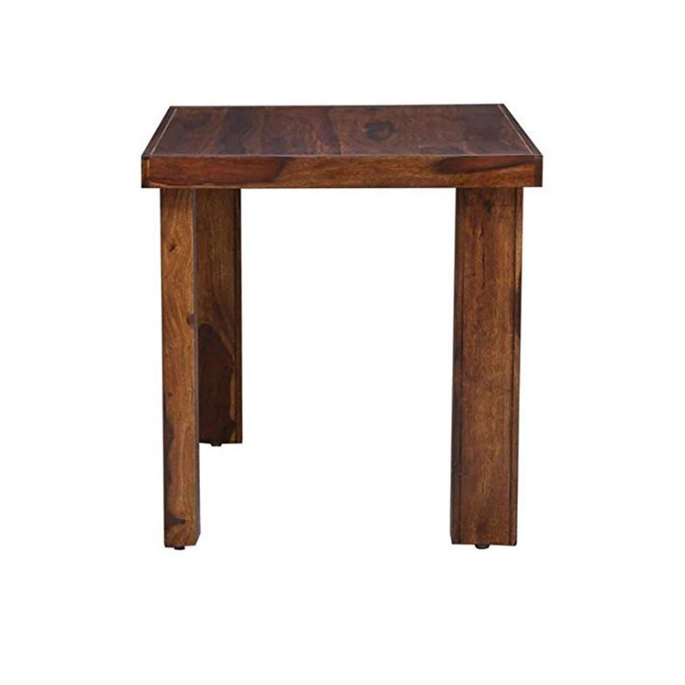 Aaram By Zebrs Modern Furniture Sheesham Wood Dining Table 2 Seater | Wooden Dining Room Furniture | 2 Chairs with Cushion | for Living Room Home Hall  (Natural Teak)