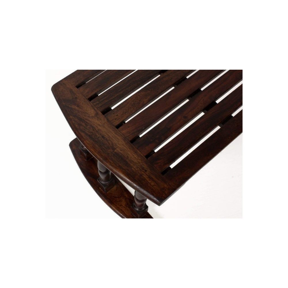 Aaram By Zebrs Modern Furniture Solid Indian Wood Center Table/Coffee Table/Tea Table for Home Living Room (Natural Teak)