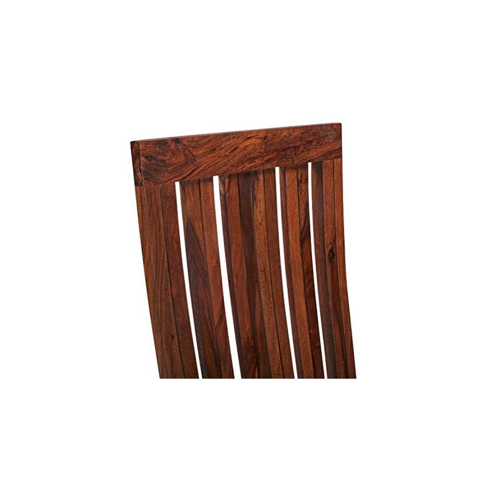 Aaram By Zebrs Modern Furniture Solid Sheesham Indian Rosewood 4 Seater Dining Table Set Dining Table with 4 Chairs Dinner Table Set for Dining Room Home