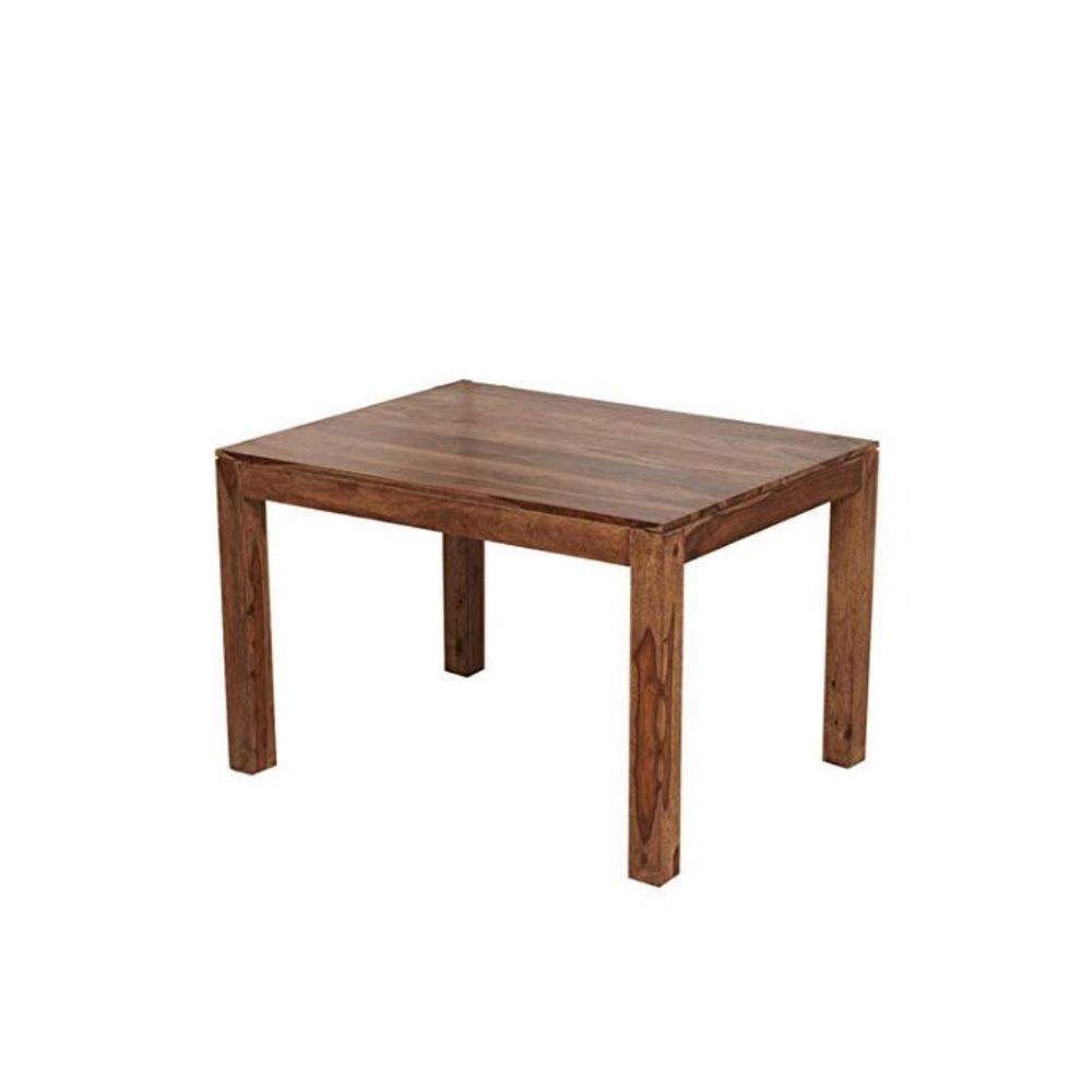 Aaram By Zebrs Modern Furniture Solid Sheesham Indian Rosewood 4 Seater Dining Table Set Dining Table with 4 Chairs Dinner Table Set for Dining Room Home