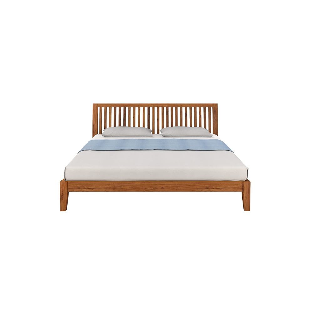 Aaram By Zebrs Queen Size Wooden Bed, Hardwood with Sturdy Construction & Easy to Assemble