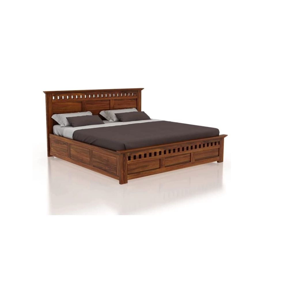 Aaram By Zebrs Sheesham Solid Wood King Bed