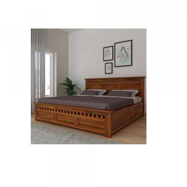 Aaram By Zebrs Sheesham Solid Wood King Bed