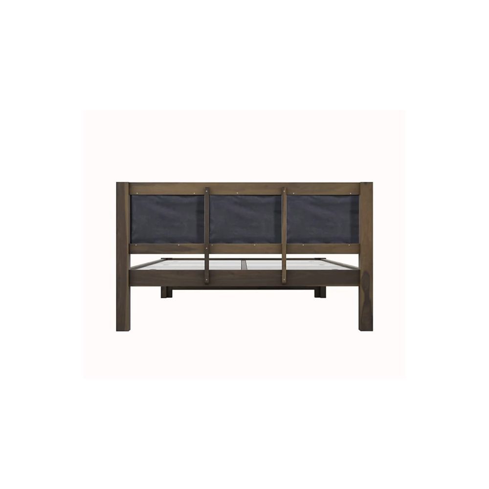 Aaram By Zebrs Sheesham Wood Solid Wood King Bed | Finish Color - Honey, Delivery Condition