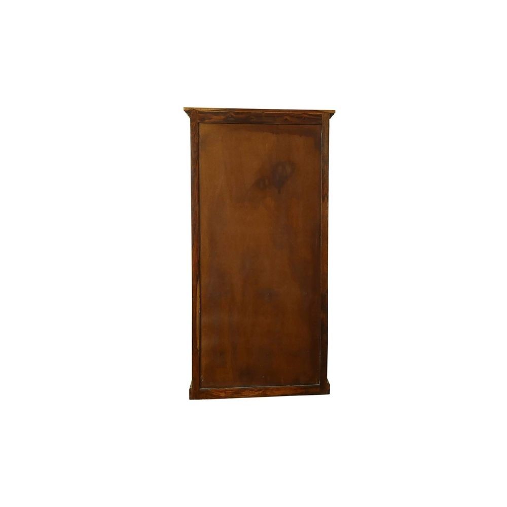 Aaram By Zebrs Sheesham Wood Weave Multipurpose 2 Door Wardrobe for Bedroom Almirah for Clothes (Teak Finish)