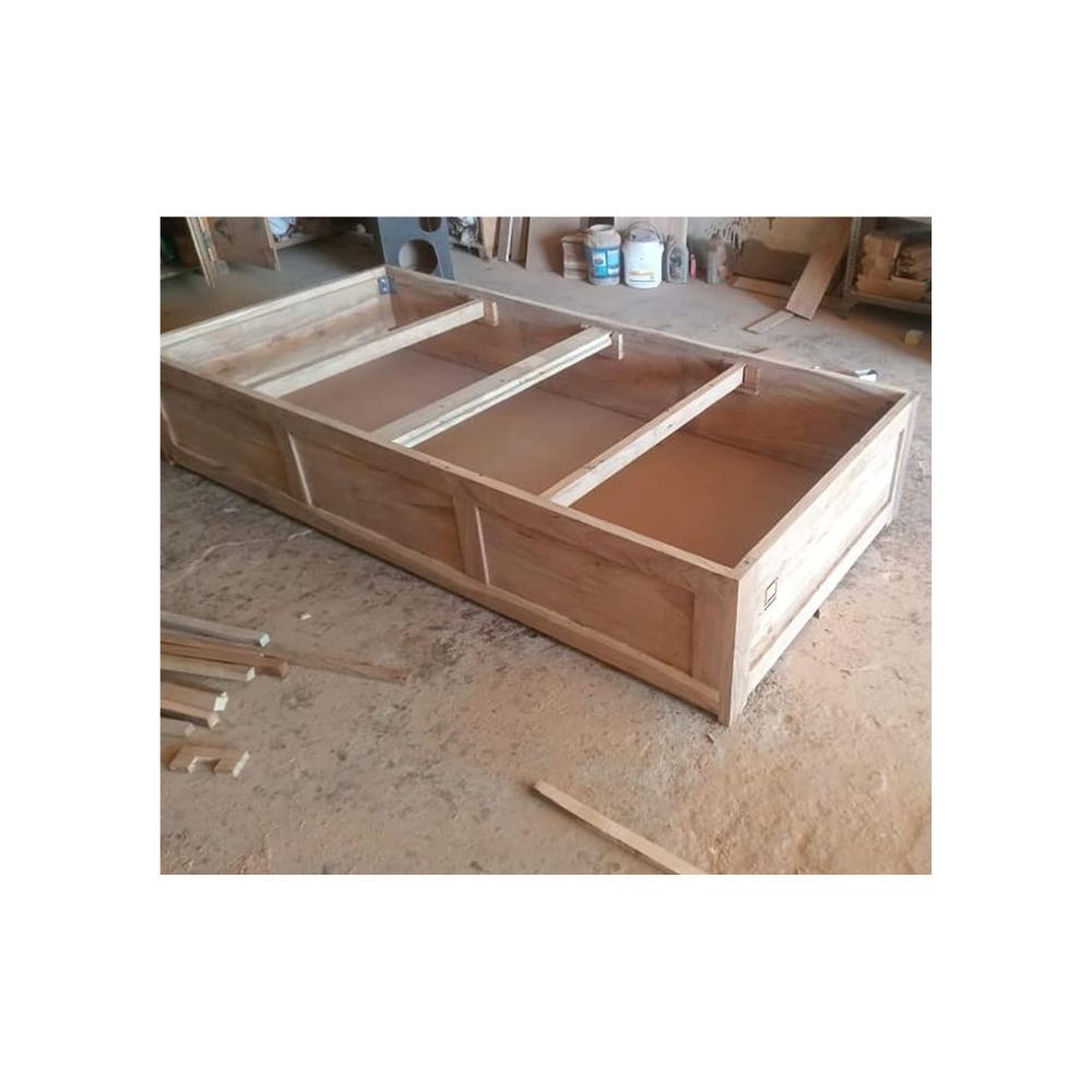 Aaram By Zebrs Solid Sheesham Wood King Size Bed (Matt Finish) | Sheesham Wood Bed | Solid Wood Bed | Bed for Home | Single Bed