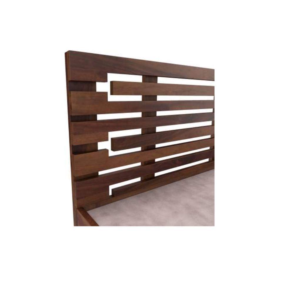Aaram By Zebrs Solid Sheesham Wooden Queen Bed | single size bed | queen size | king size beds | home decor bedroom | king bed |bed for bedroom