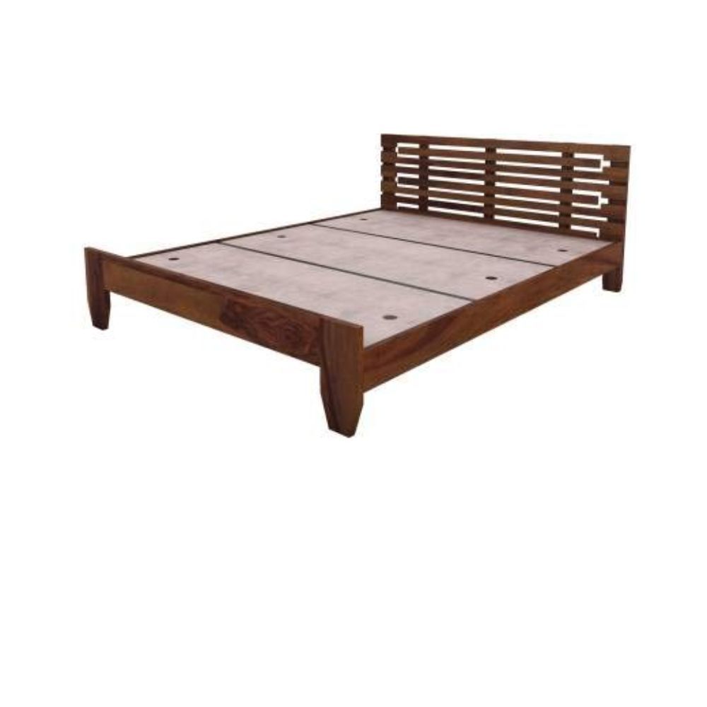 Aaram By Zebrs Solid Sheesham Wooden Queen Bed | single size bed | queen size | king size beds | home decor bedroom | king bed |bed for bedroom