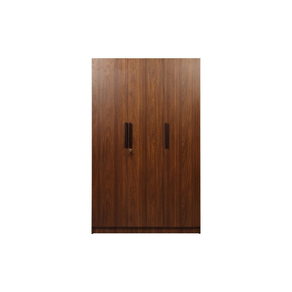 Aaram By Zebrs Wood 3 Door Wardrobe - Teak Finish