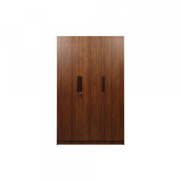 Aaram By Zebrs Wood 3 Door Wardrobe - Teak Finish