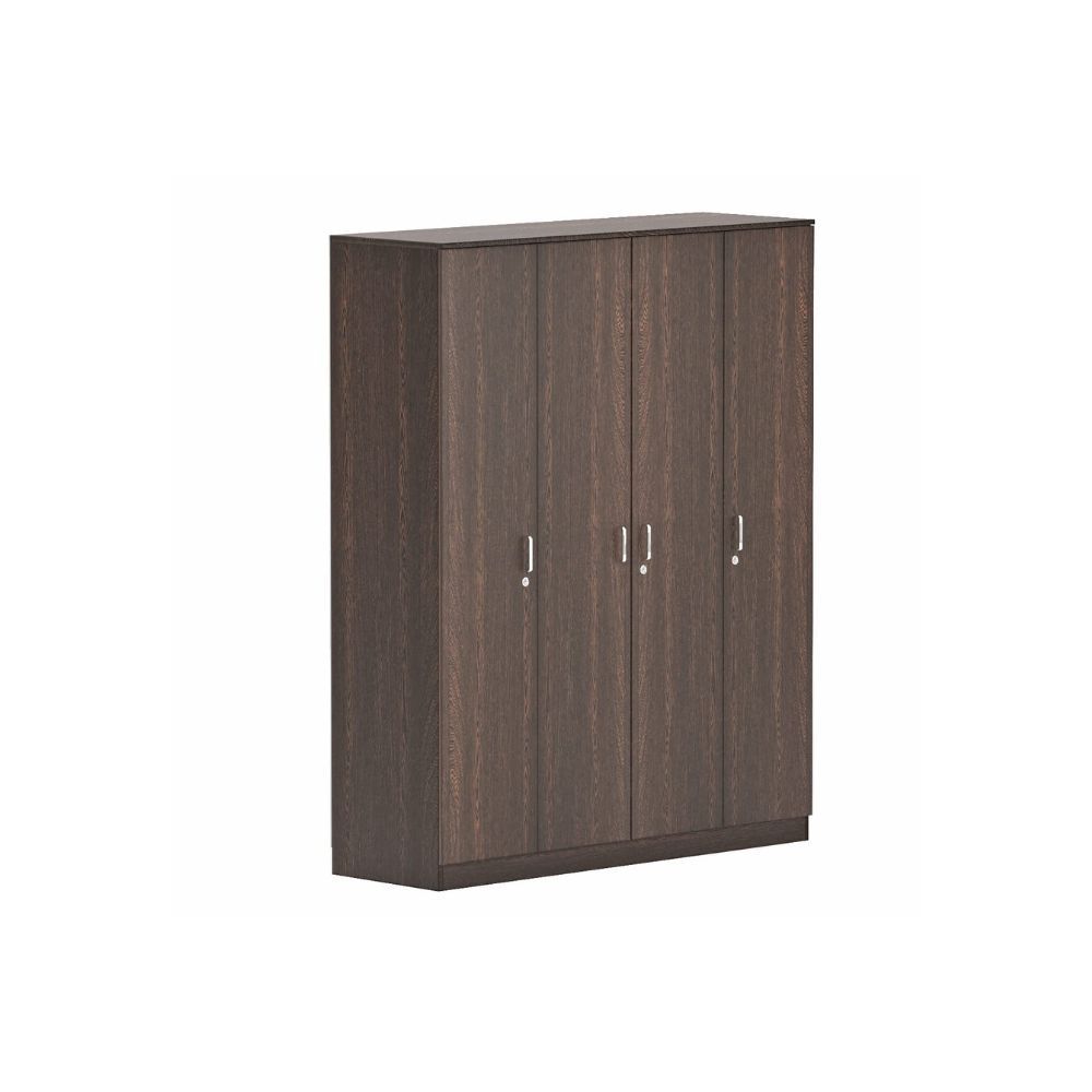 Aaram By Zebrs Wood 4 Doors Wardrobe (Wenge)