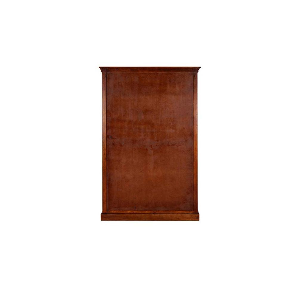 Aaram By Zebrs Wood Almirah Wardrobe with 2 Drawers and 4 Door Storage Cabinet for Living Room Bedroom Furniture for Home (Honey Finish)