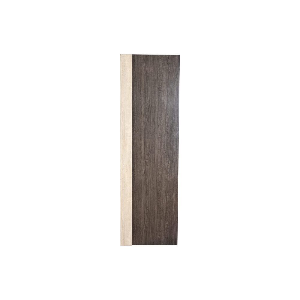 Aaram By Zebrs Wood Wardrobe, 3 Door, Dark Brown & White Oak (Matte Natural Wood Grain Finish, Termite Free, Non-Toxic Furniture