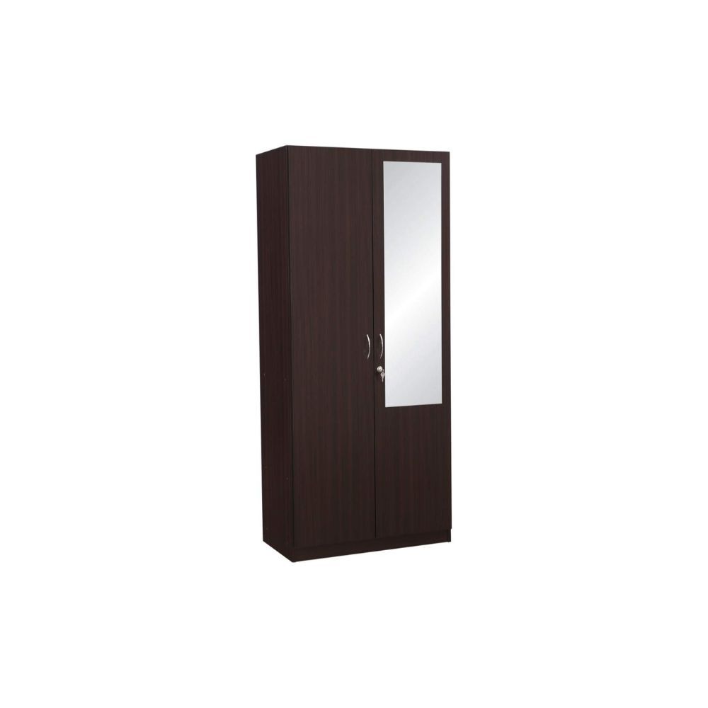 Aaram By ZebrsWood Two Door Wardrobe in Walnut Colour