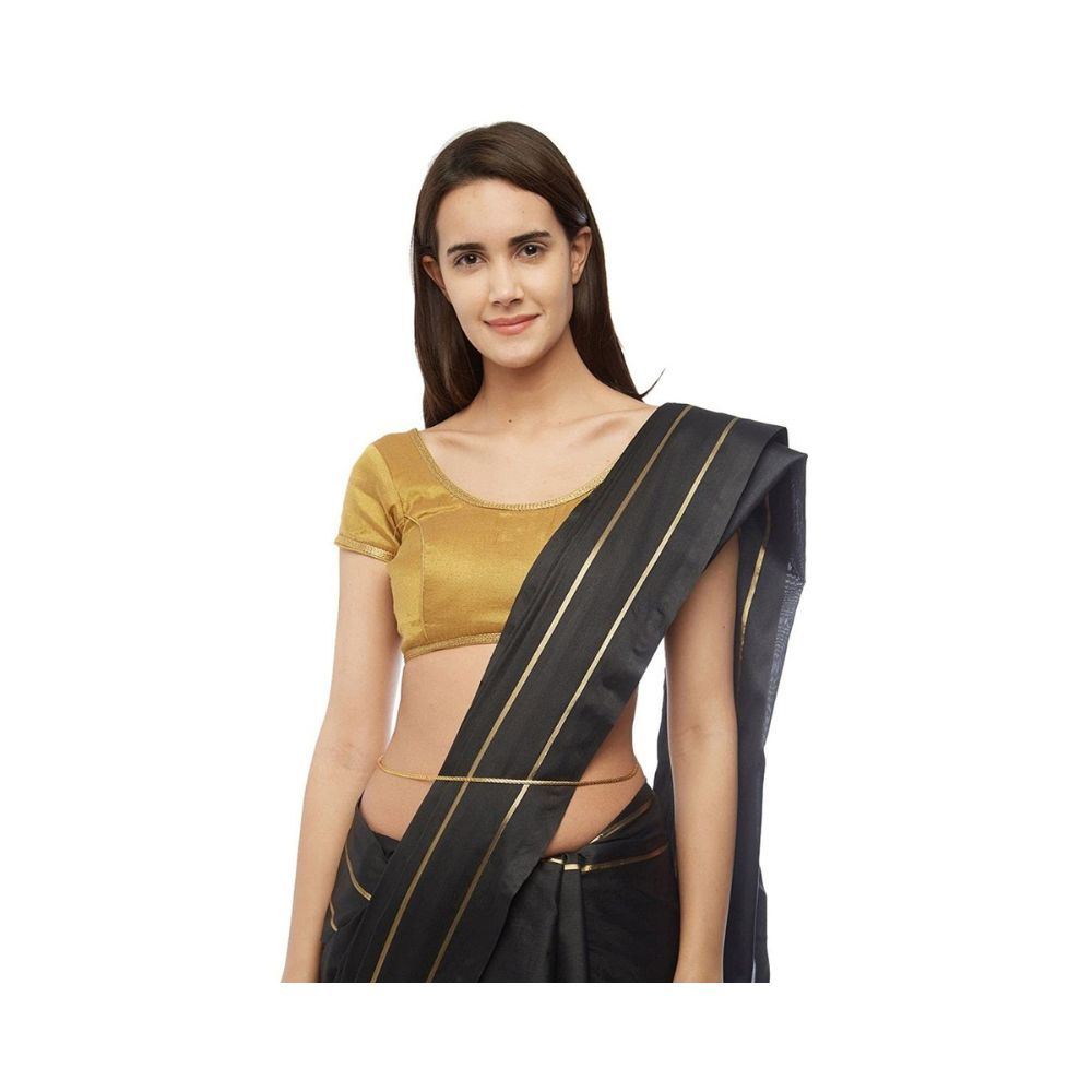 ACCESSHER Gold Color Copper Material Snake Chain Gold Kamarband