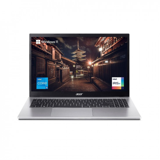 Acer Aspire 3 Thin and Light Laptop Intel Core i5 12th Generation (8GB/512 GB SSD/Windows 11 Home/MS Office/1.7 Kg/Silver) A315-59 with 15.6-inch (39.6 cms) Full HD Display