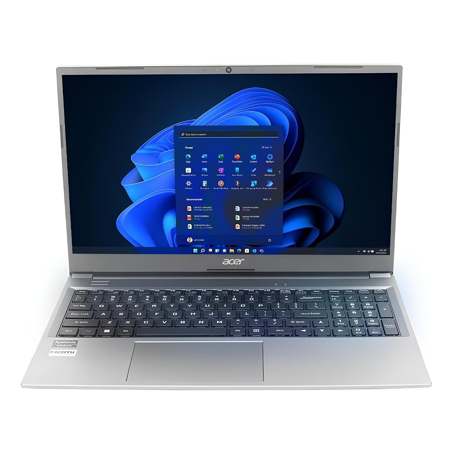 Acer Aspire Lite 2026 AMD Ryzen 3 Quad Core 5300U - 8 GB512 GB SSDAMD Radeon GraphicsWindows 11 Home AL15-41 Thin and Light Laptop 156 Inch FHD IPS Steel Grey 15 KgMS Office 2024 - Image 1