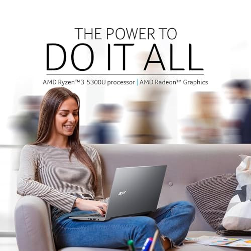 Acer Aspire Lite 2026 AMD Ryzen 3 Quad Core 5300U - 8 GB512 GB SSDAMD Radeon GraphicsWindows 11 Home AL15-41 Thin and Light Laptop 156 Inch FHD IPS Steel Grey 15 KgMS Office 2024 - Image 3